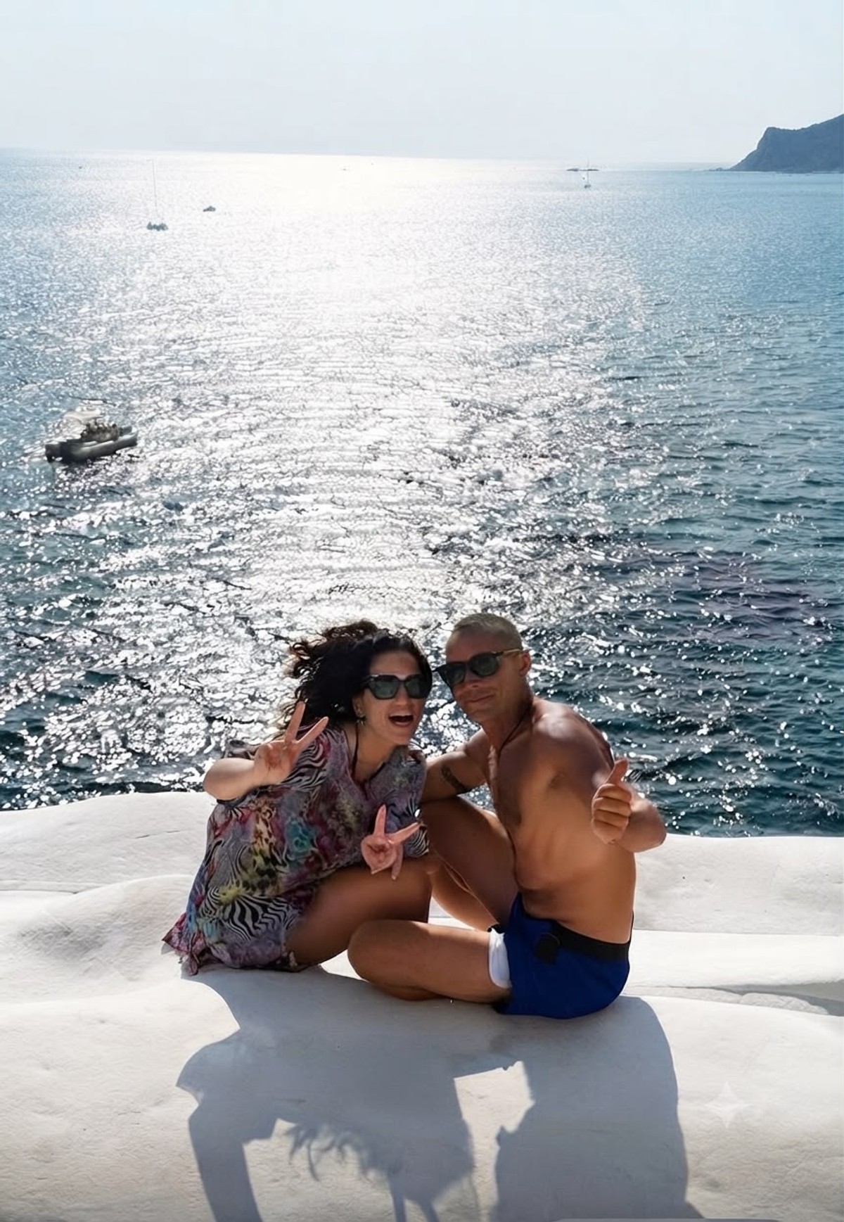 Roberto e Daniela al mare