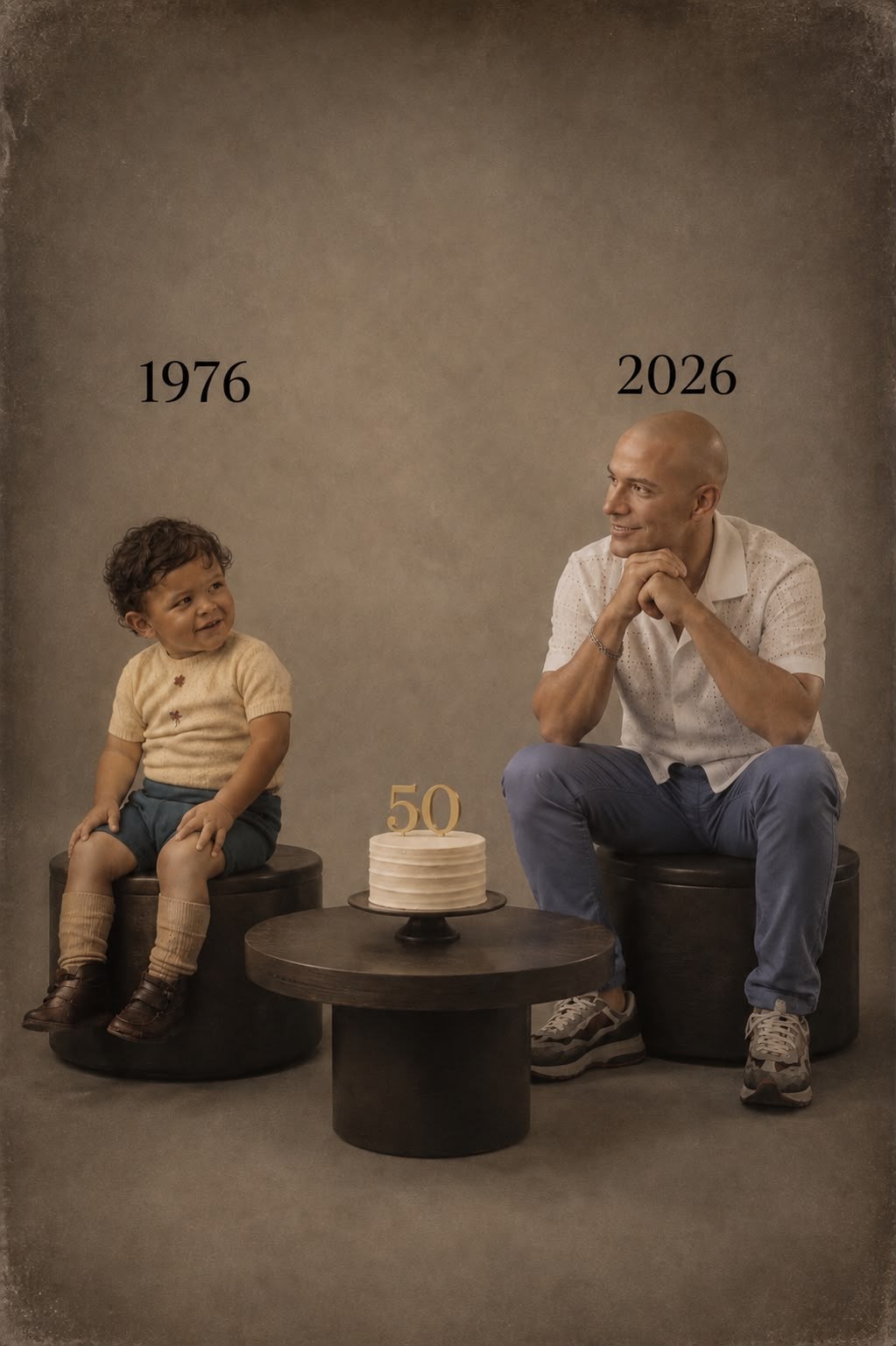 Antonio nel 1976 e nel 2026